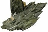 Green-Black Calcite Crystal Cluster - Sweetwater Mine #176300-2